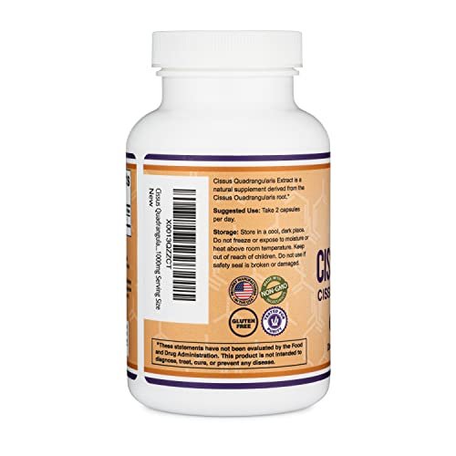 Cissus Quadrangularis Super Extract, 150 Capsules, Manufactured in The USA, Dietary - Maple Wellness Supplements