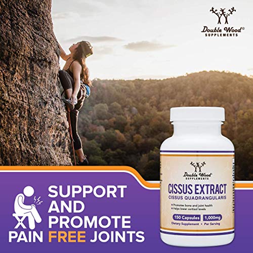 Cissus Quadrangularis Super Extract, 150 Capsules, Manufactured in The USA, Dietary - Maple Wellness Supplements