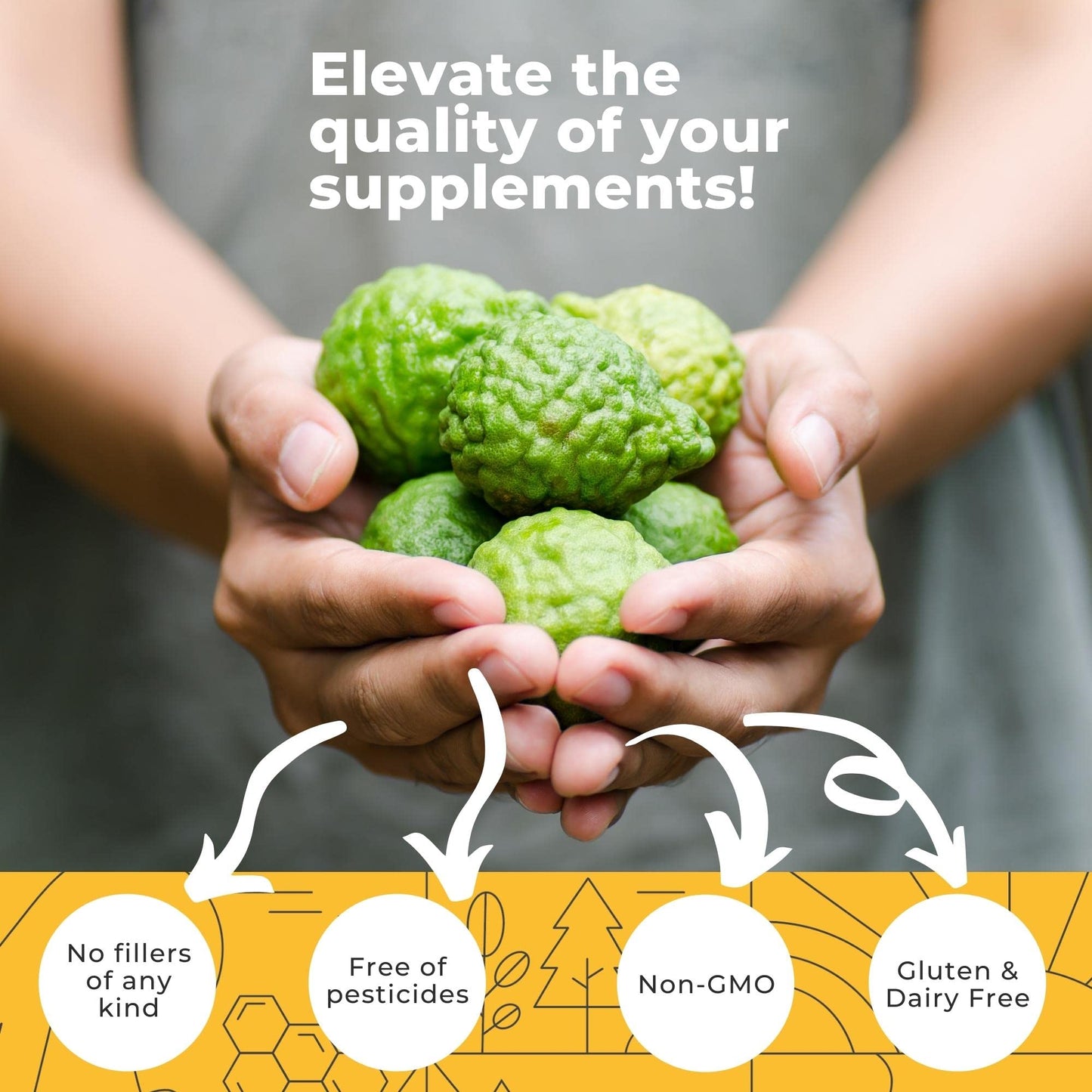 Citrus Bergamot Extract 1000mg Capsules — Natural 25:1 Citrus Bergamot Supplement with 50% Polyphenols Extract and Black Pepper - Maple Wellness Supplements