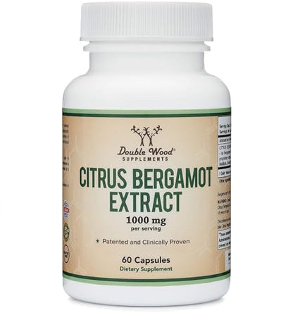 Citrus Bergamot Supplement - Only Patented, Clinically Proven Bergamot Extract - 1,000mg - Maple Wellness Supplements
