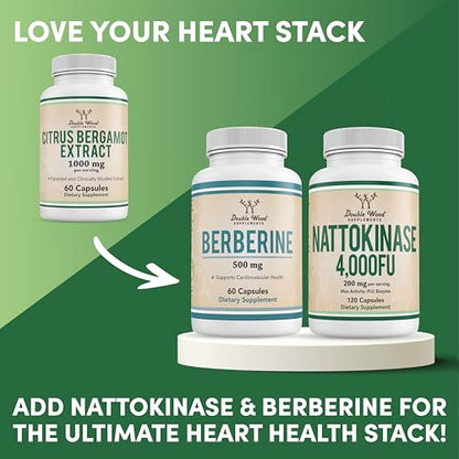 Citrus Bergamot Supplement - Only Patented, Clinically Proven Bergamot Extract - 1,000mg - Maple Wellness Supplements
