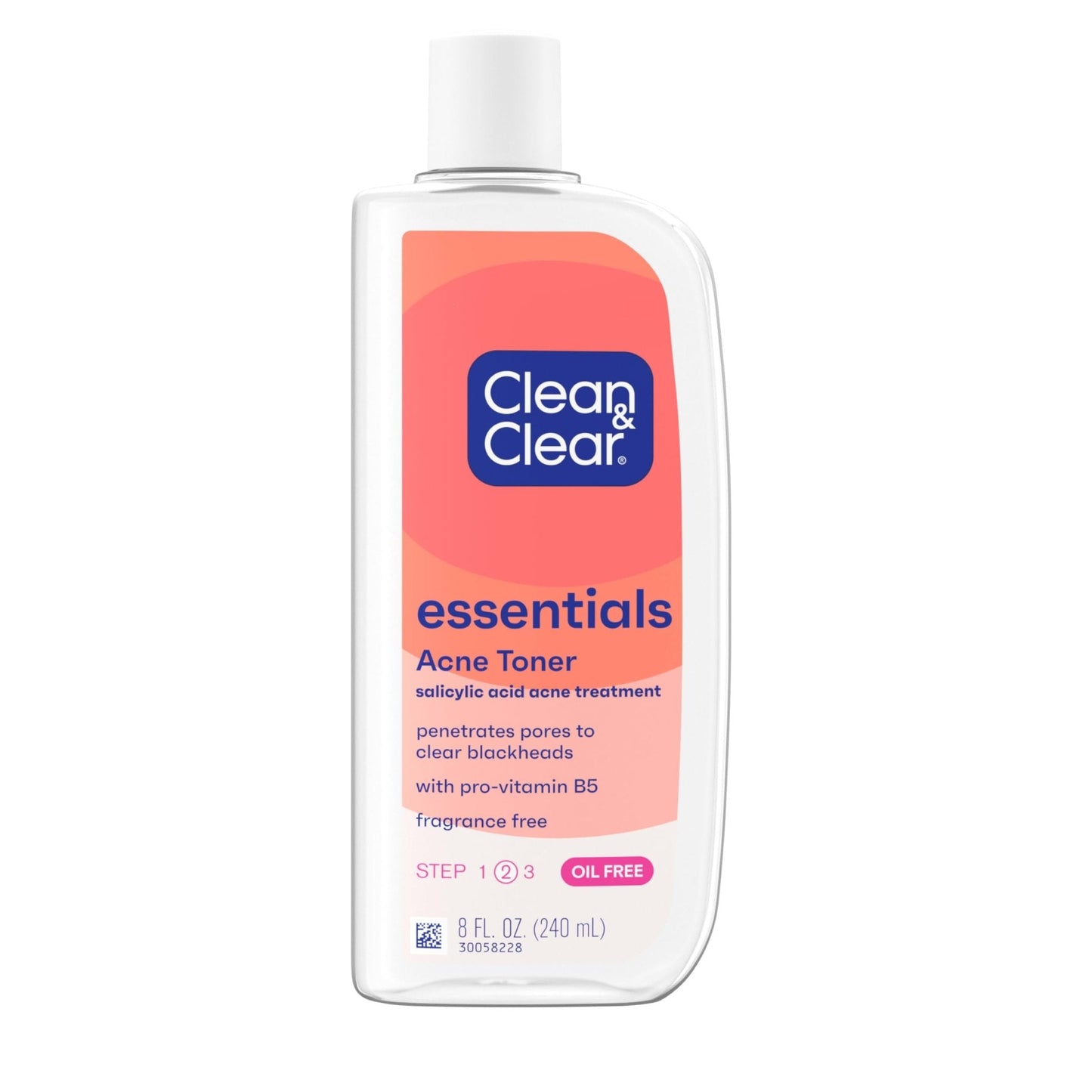 Clean & Clear Essentials Oil-Free Acne Toner, 2% Salicylic Acid Acne Treatment with Pro-Vitamin B5, Deep Pore Facial Toner - Maple Wellness Supplements