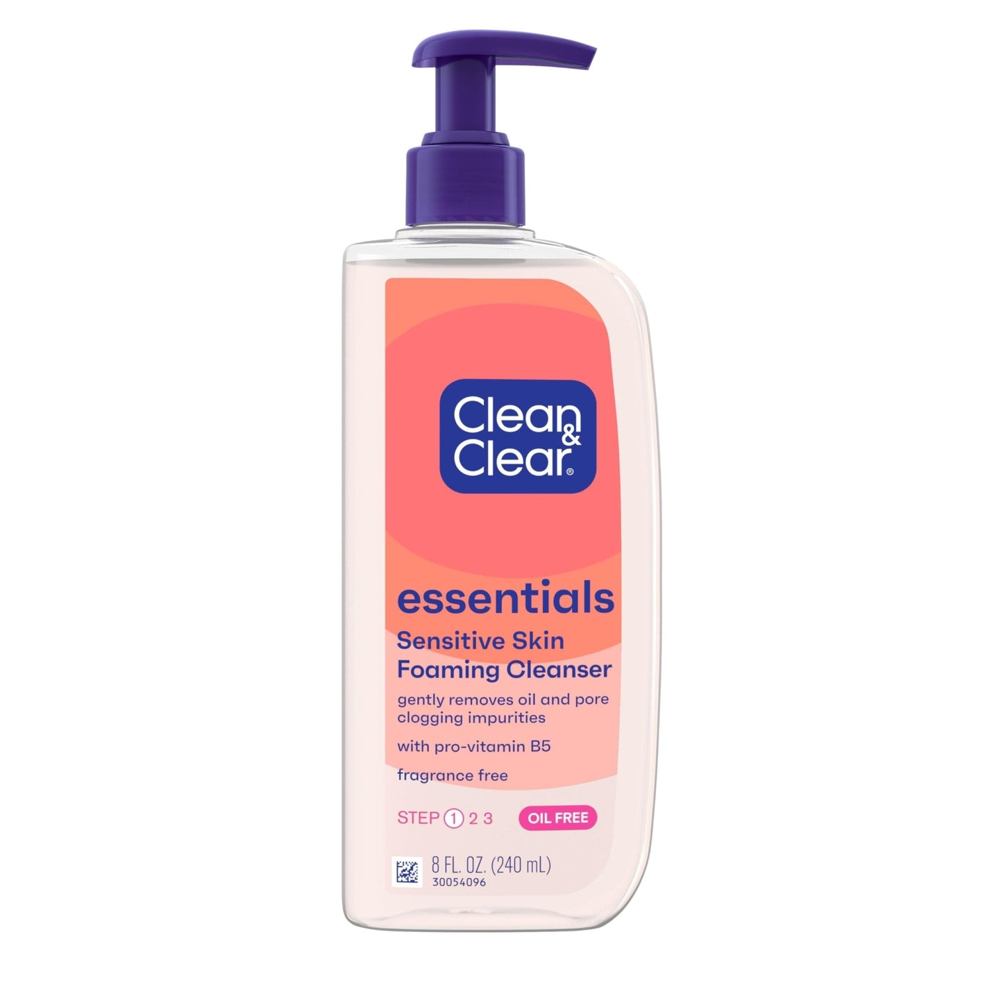 Clean & Clear Essentials Oil-Free Foaming Facial Cleanser, Daily Foaming Face Wash with Pro-Vitamin B5 for Sensitive Skin - Maple Wellness Supplements