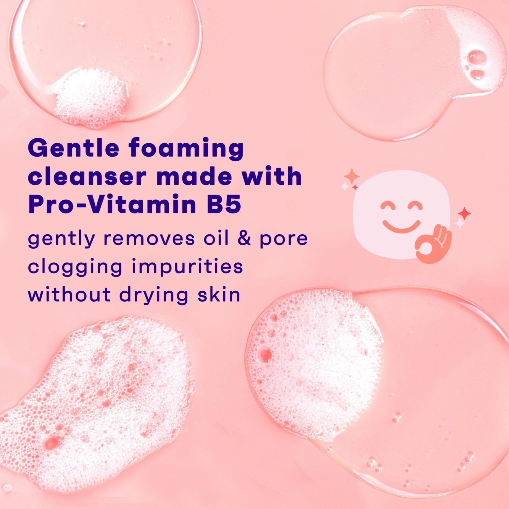 Clean & Clear Essentials Oil-Free Foaming Facial Cleanser, Daily Foaming Face Wash with Pro-Vitamin B5 for Sensitive Skin - Maple Wellness Supplements