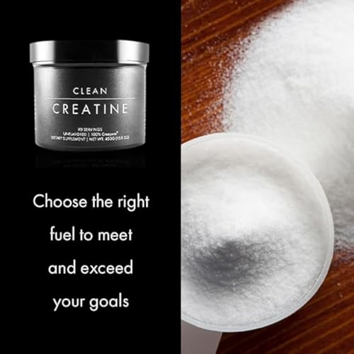 Clean Creatine - 100% Creapure® Creatine Monohydrate Powder for Muscle Growth - Maple Wellness Supplements