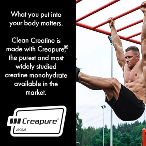 Clean Creatine - 100% Creapure® Creatine Monohydrate Powder for Muscle Growth - Maple Wellness Supplements