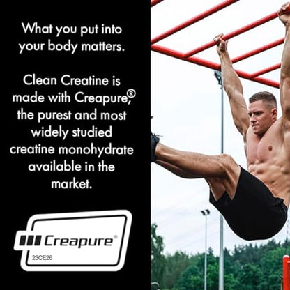 Clean Creatine - 100% Creapure® Creatine Monohydrate Powder for Muscle Growth - Maple Wellness Supplements