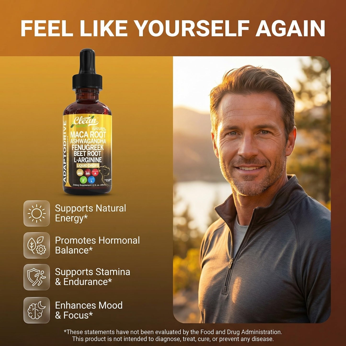 Clean Nutra Organic Maca Root Liquid Drops with Ashwagandha, Fenugreek, Beet Root and L-Arginine Liquid Multivitamin - Maple Wellness Supplements