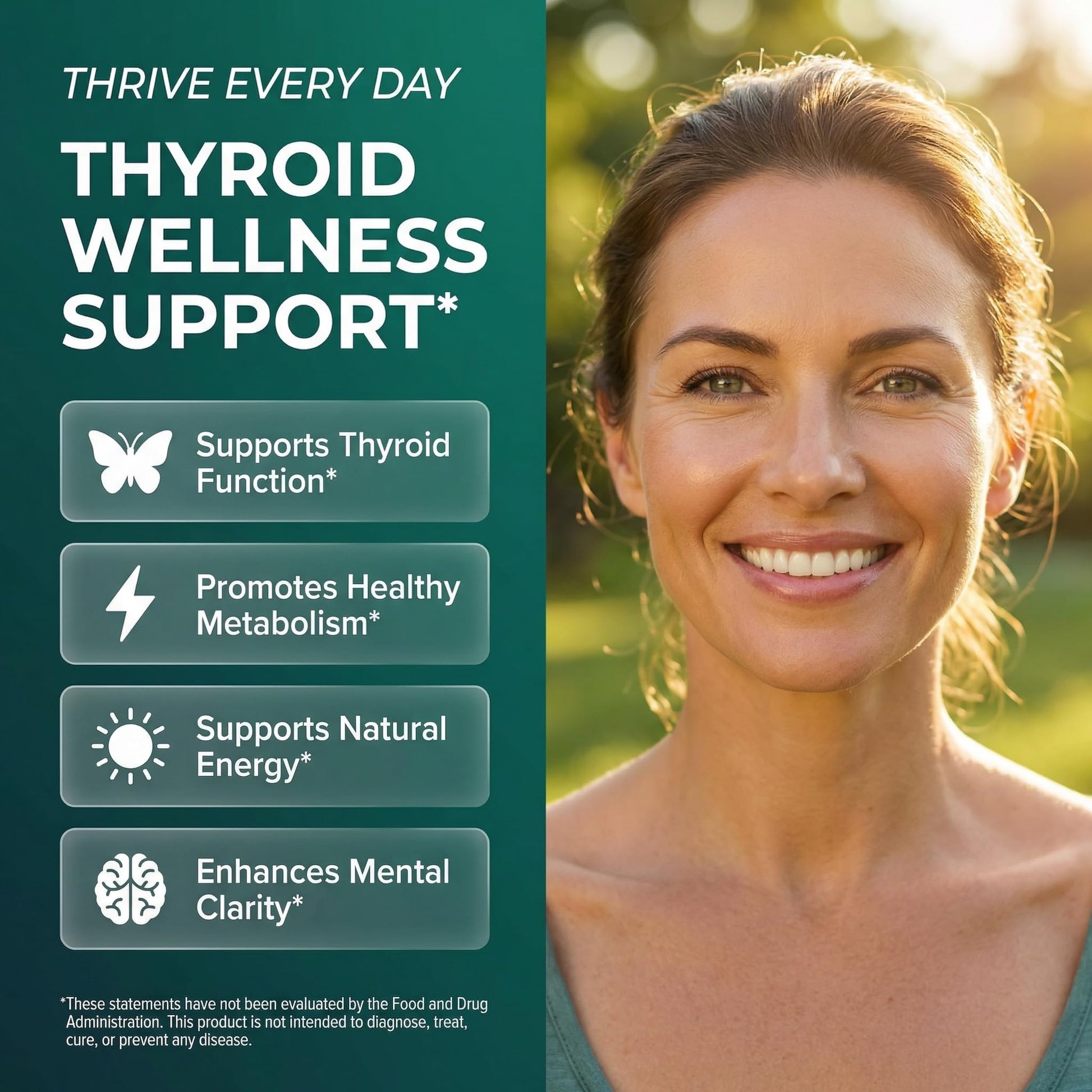 Clean Nutra Thyroid Support Drops Selenium Zinc Iodine L Tyrosine KSM66 Ashwagandha Vitamin D3 B12 A C Turmeric Kelp Schisandra Guggul Cayenne Basil Liquid Supplement Folate Copper Thyro Bloom Drop - Maple Wellness Supplements