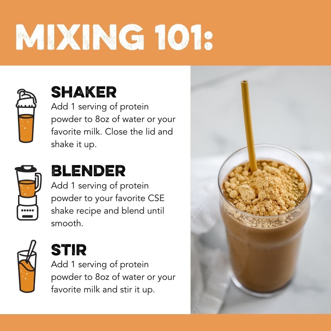 Clean Simple Eats Chocolate Peanut Butter Whey Protein Powder, Natural Sweetened - Maple Wellness Supplements