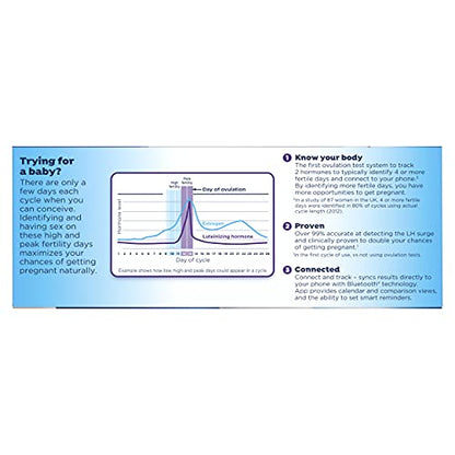 Clearblue Connected Ovulation Test System featuring Bluetooth connectivity and Advanced - Maple Wellness Supplements