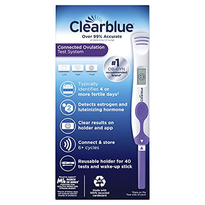 Clearblue Connected Ovulation Test System featuring Bluetooth connectivity and Advanced - Maple Wellness Supplements
