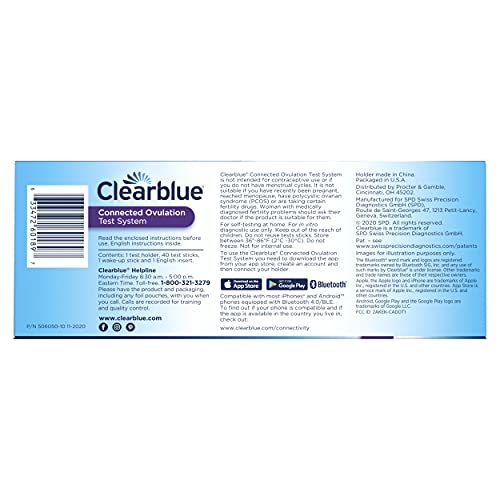 Clearblue Connected Ovulation Test System featuring Bluetooth connectivity and Advanced - Maple Wellness Supplements