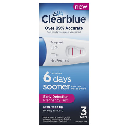 Clearblue Early Detection Pregnancy Test, 3 Ct - Maple Wellness Supplements