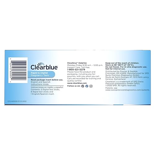 Clearblue Pregnancy Test Combo Pack, 10ct - Digital with Smart Countdown & Rapid - Maple Wellness Supplements