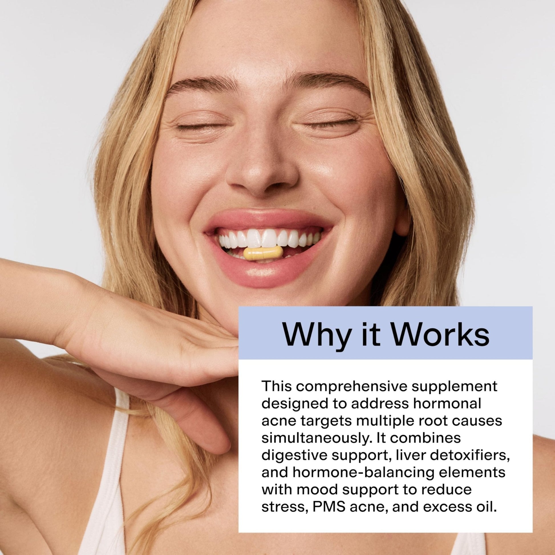 CLEARSTEM - MINDBODYSKIN Hormonal Acne Supplement (5-HTP) - Natural DIM Supplement - Skin Care Vitamins - Hormone Balance, Antioxidants - Gluten Free, - Maple Wellness Supplements