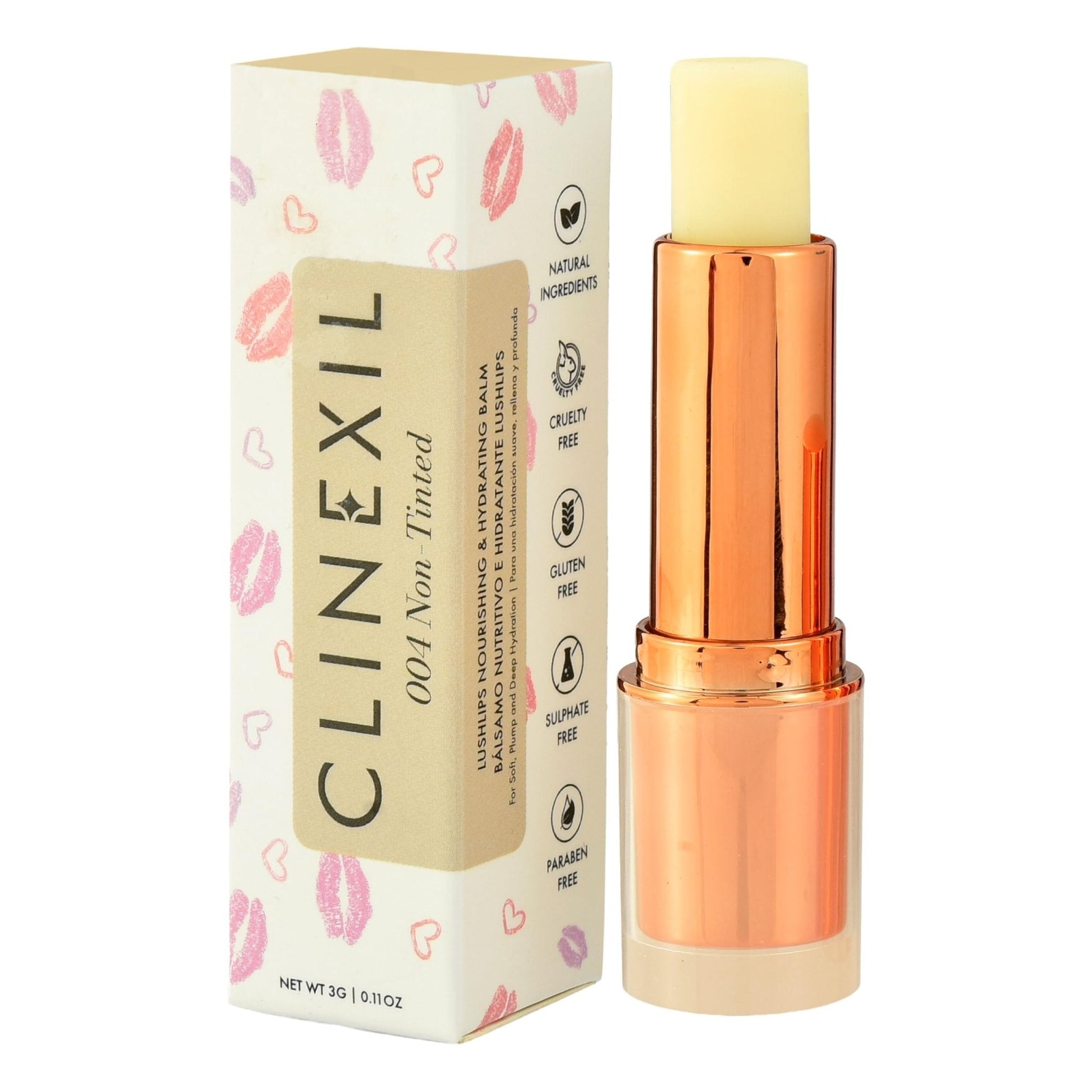 Clinexil Lip Balm – Hydrating Lip Repair with Cold-Pressed Oils, 10% Squalane, Vitamin E & Ceramides - Maple Wellness Supplements