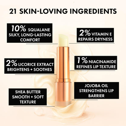 Clinexil Lip Balm – Hydrating Lip Repair with Cold-Pressed Oils, 10% Squalane, Vitamin E & Ceramides - Maple Wellness Supplements