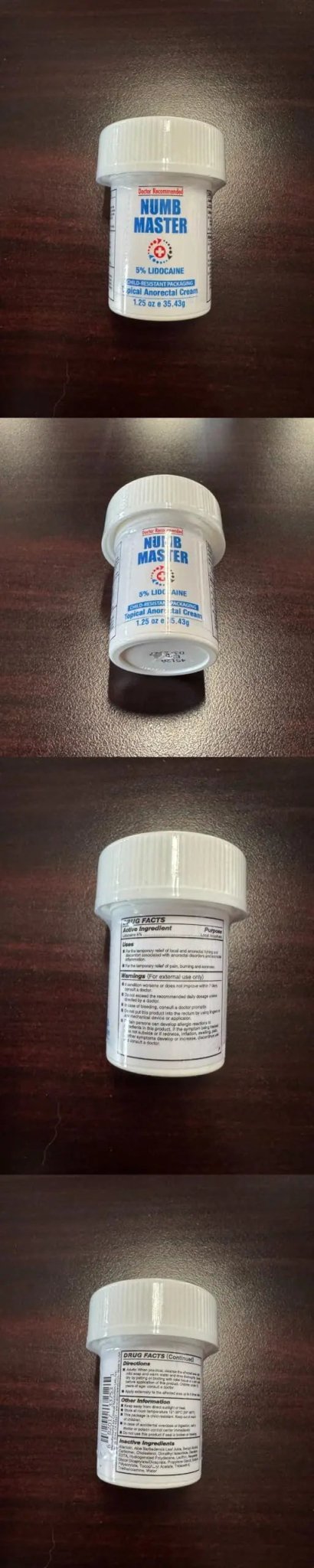 Clinical Resolution Numb Master 5% Lidocaine Topical Numbing Cream, 2 Pack of 1.25 Oz, Pain Relief Burn Itch Numb, Maximum Strength Topical Anesthetic with Allantoin, Vitamin E, Hemorrhoid Treatment - Maple Wellness Supplements