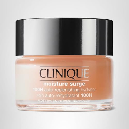 Clinique Moisture Surge 100H Auto-Replenishing Hydrator Oil Free Face Moisturizer | With Hyaluronic Acid, Aloe Bioferment and Vitamins C + E - Maple Wellness Supplements