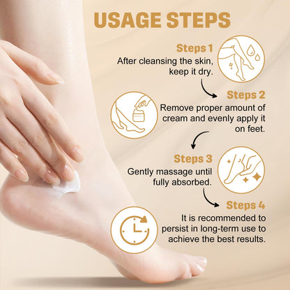 Clyecfra 60% Urea Cream with 2% Salicylic Acid, Urea Cream 60 Percent for Feet & Hands- Maximum Strength Moisturizer for Rough, Dry, Thick & Cracked Skin, Callus Remover, Deep Hydration, 150g - Maple Wellness Supplements