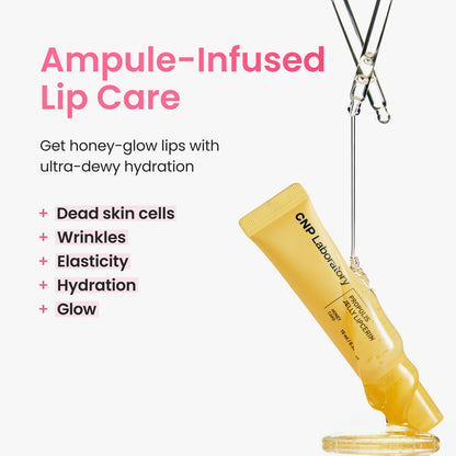 CNP Propolis Jelly Lipcerin™ - 01 Honey Cake, Hydrating Lip Balm & Gloss with Manuka Honey + Hyaluronic Acid, Stocking Stuffers, Gifts for Women, 0.3 fl.oz. - Maple Wellness Supplements