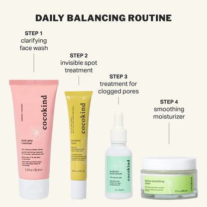 Cocokind Postbiotic Acne Serum, Salicylic Acid Serum and BHA Liquid Exfoliant - Exfoliating, Brightening and Hydrating Serum - Maple Wellness Supplements