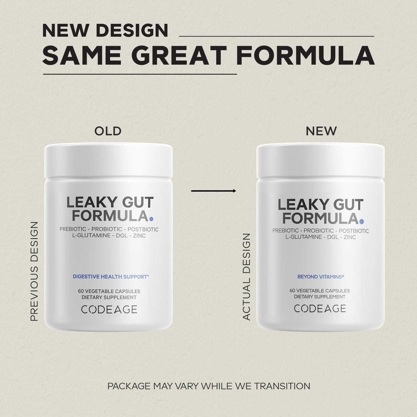 Codeage Leaky Gut Supplement, L-Glutamine, N-Acetylglucosamine, Probiotic, Butyric Acid, Polyphenols, Quercetin, DGL, Marshmallow Root, Berberine, BioPerine - Maple Wellness Supplements