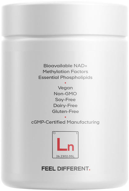 Codeage Liposomal NAD+ with Resveratrol & Vitamin B - NAD Plus Ultra for Energy & Healthy Aging Support - NAD Vitamin Supplement with Quercetin, Betaine, Riboflavin - Bioavailable - 90 Capsules - Maple Wellness Supplements
