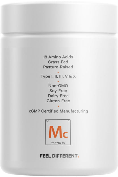Codeage Multi Collagen Peptides Protein Capsules, 5 Collagen Types, Grass-Fed & Hydrolyzed Bovine Collagen Pills Supplement, Ashwagandha, Amla Berry Vitamins, Collagen Peptides - 90 Capsules - Maple Wellness Supplements