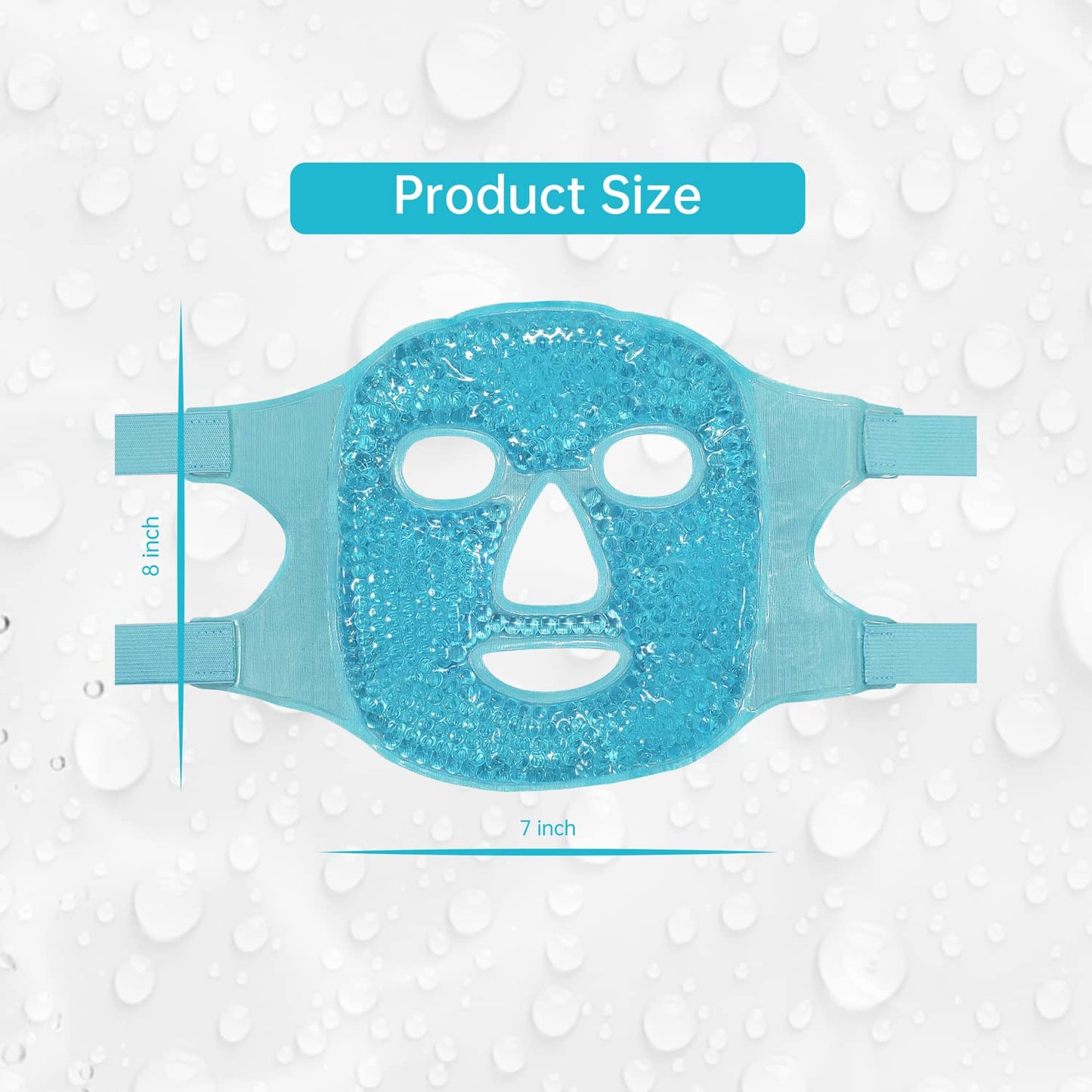 Cold Face Eye Mask Ice Pack Reduce Facial Puff, Dark Circles, Gel Hot Heat Cold Compress Pack, Face SPA Gift for Woman Sleeping - Maple Wellness Supplements