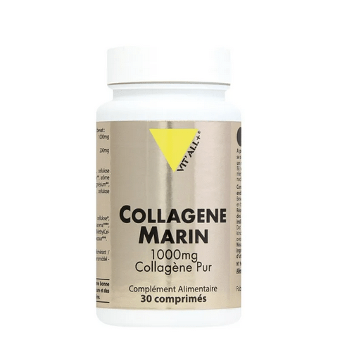 Collagène marin pur 1000 mg 30 comprimés VIT'ALL+ - Maple Wellness Supplements
