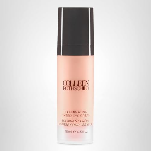 COLLEEN ROTHSCHILD Illuminating Tinted Eye Cream | Instant Brightening Effect | Nourishes & Targets Dark Circles | With Hyaluronic Acid, Caffeine, Pearlized Pigments & Peptides (0.5 fl oz) - Maple Wellness Supplements