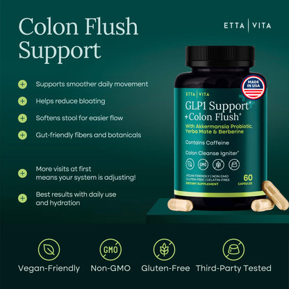 Colon Cleanse + Supplement Weight Loss & Energy - Appetite Suppressant & Fat Burner for women and men with Berberine, Yerba Mate, Psyllium Husk, Senna Leaf - Maple Wellness Supplements
