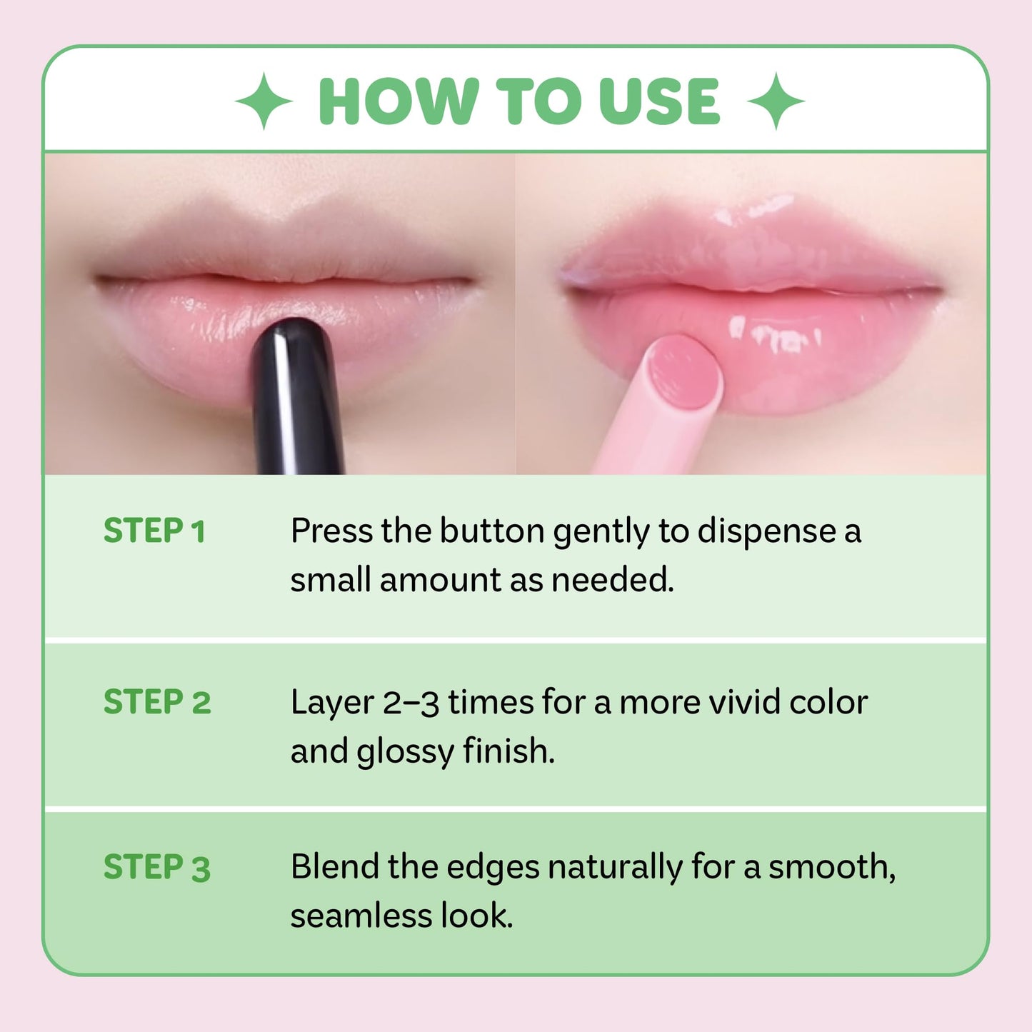 COLORGRAM Fruity Glass Stick 02 DARLING PAPAYA | Long-Lasting Juicy Lip Tint with Radiant, Glossy Finish | Melting Syrupy Texture for Vibrant, Hydrated Lips | Non-Sticky Shine - Maple Wellness Supplements