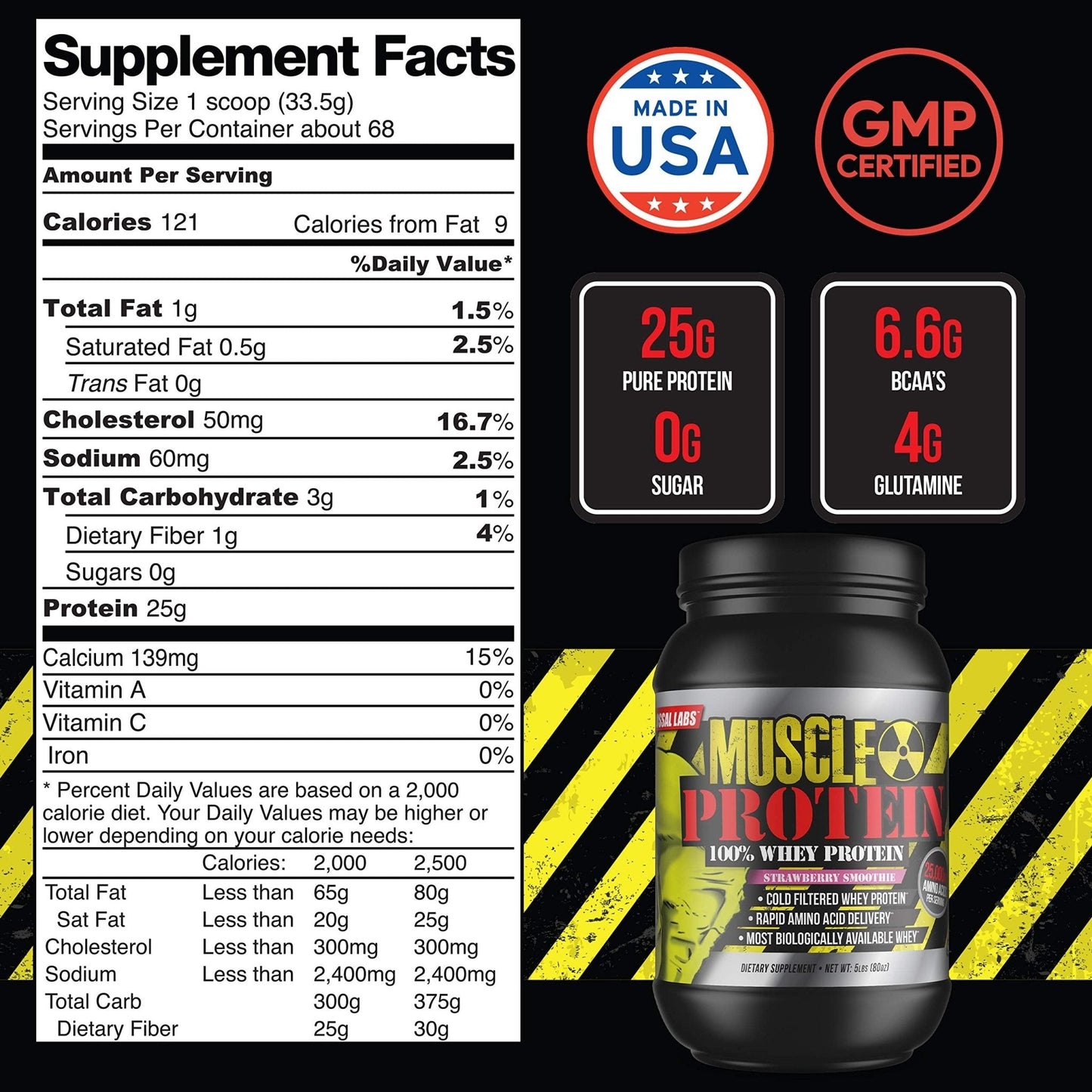 COLOSSAL LABS Whey Protein Powder [15 lbs/Pack of 1]– Peanut Butter-Chocolate Protein - Maple Wellness Supplements