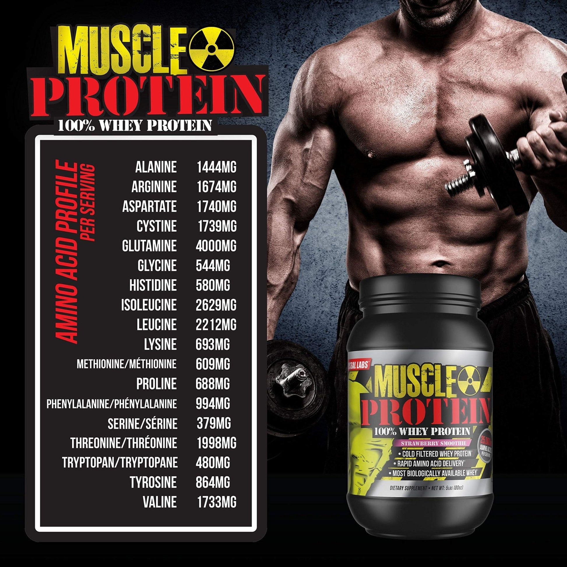 COLOSSAL LABS Whey Protein Powder [15 lbs/Pack of 1]– Peanut Butter-Chocolate Protein - Maple Wellness Supplements