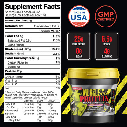 COLOSSAL LABS Whey Protein Powder [15 lbs/Pack of 1]–Strawberry Protein, Cold Filtered - Maple Wellness Supplements