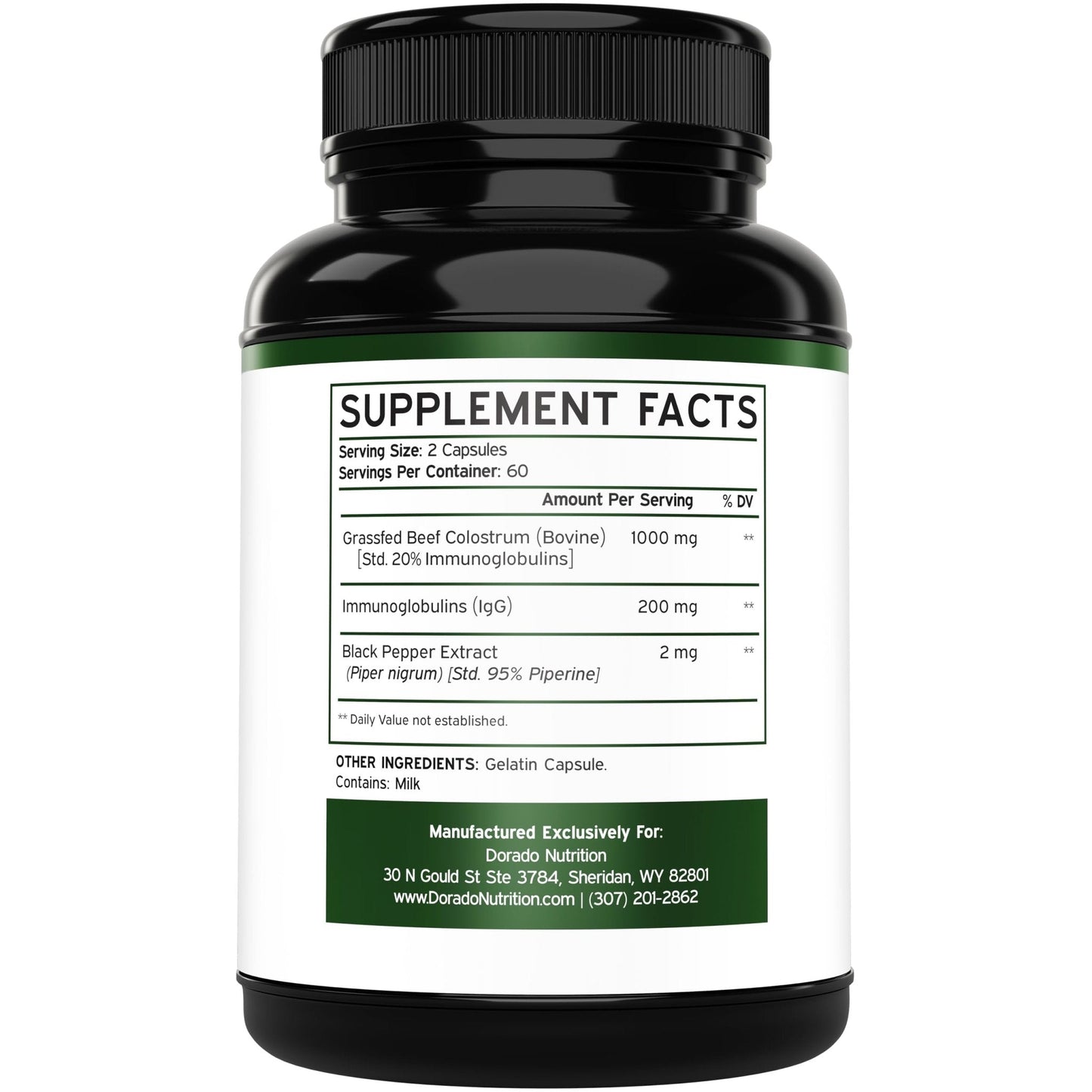 Colostrum (120 Count) Bovine Colostrum Capsules Supplement and Supergreens (60 Gummies) Superfood for Immunity Support with Greens Supplements with 8 Ingredient Power Blend - Vegan Safe & Made in USA - Maple Wellness Supplements