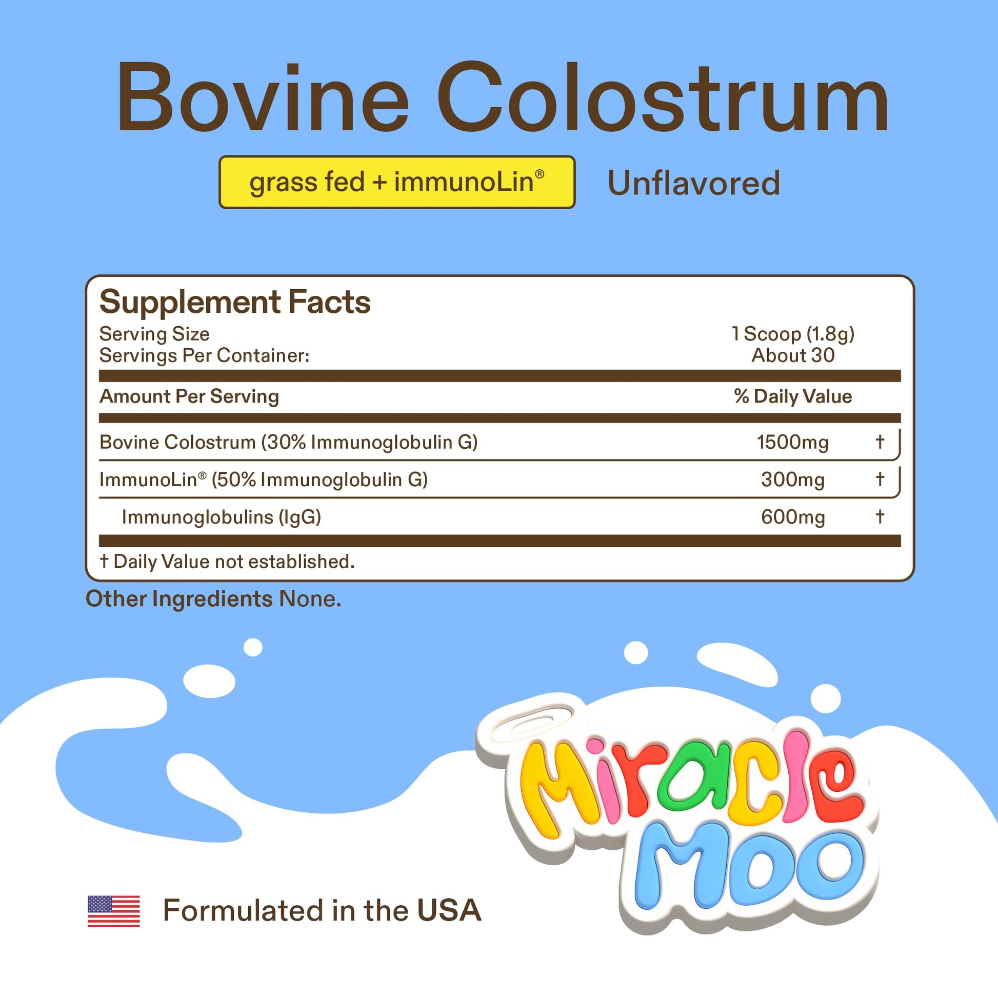 Colostrum Supplement for Gut Health, Hair Growth, Beauty and Immune Support - Maple Wellness Supplements