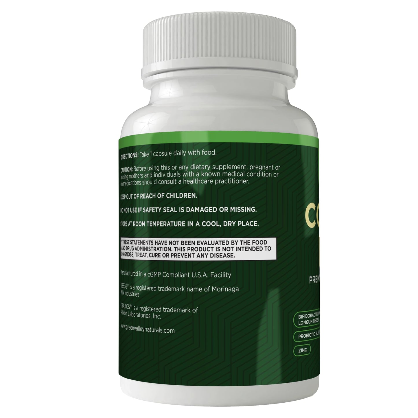 ComfortPro™ Daily Probiotics for Digestive Health | Constipation Relief & Bloating Support for Women & Men | Gut Cleanse with Zinc | Helps Reduce Gas & Promotes Digestive Regularity | Valley Formula - Maple Wellness Supplements