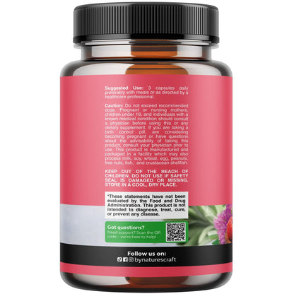 Complete Herbal Menopause Supplement for Women - Multibenefit Menopause Ease Hormone Balance for Women for Night Sweats Mood and More with Dong Quai Vitex Chaste Berry and Black Cohosh - 90 Count - Maple Wellness Supplements