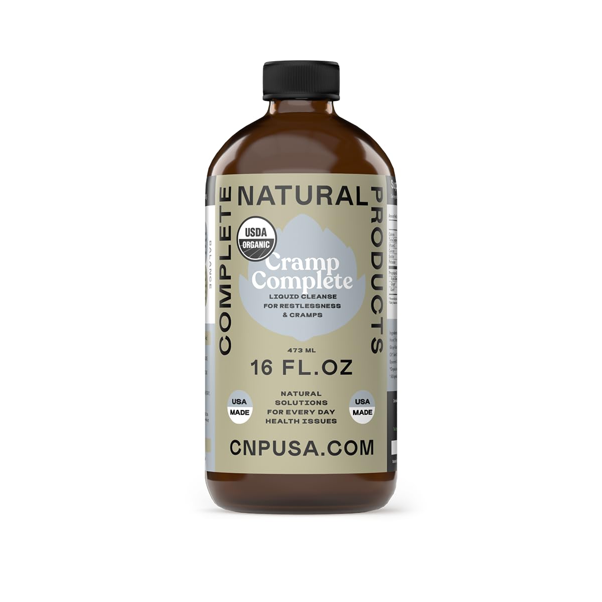 Complete Natural Products Cramp Complete - 16oz Glass Bottle - Maple Wellness Supplements