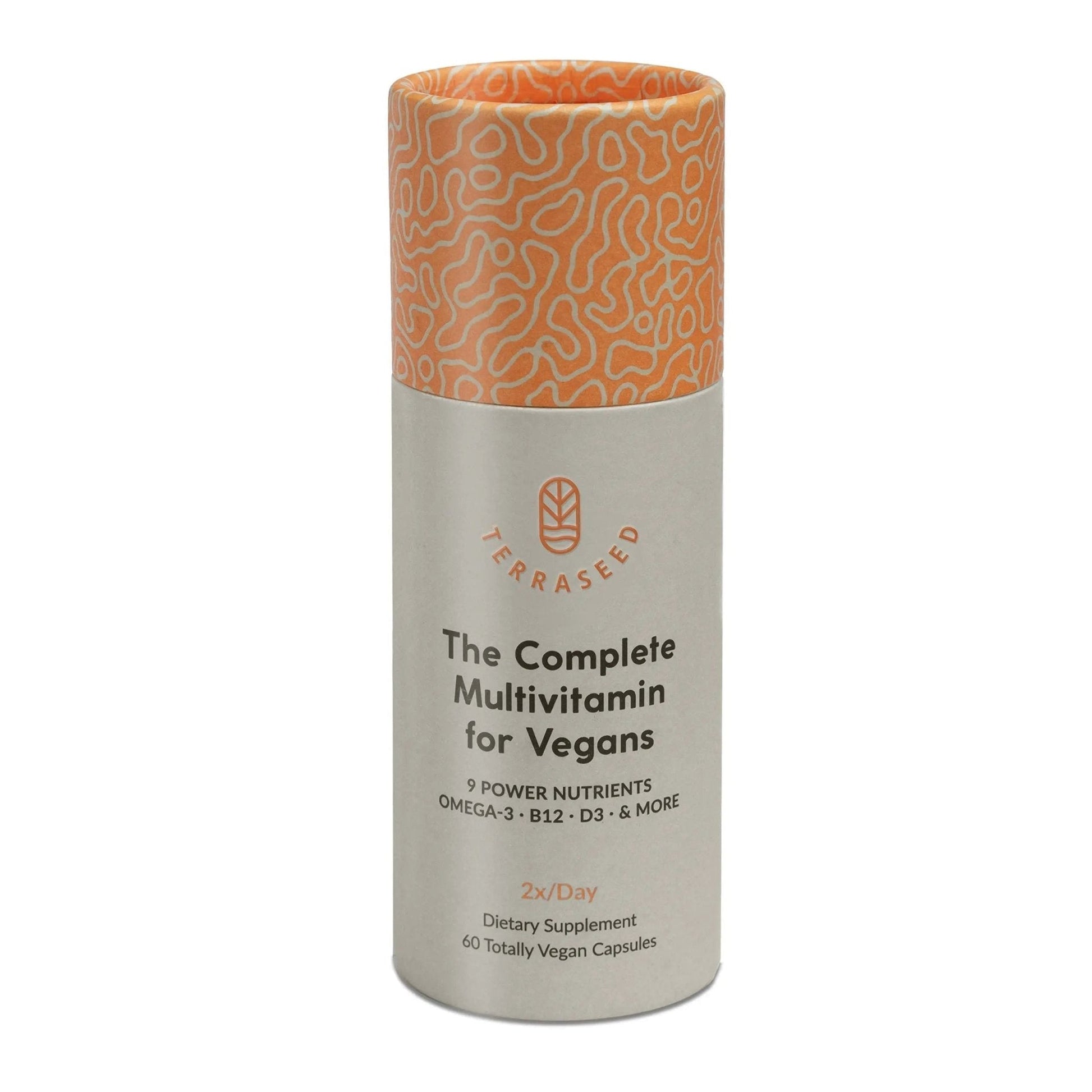 Complete Vegan Multivitamin with Iron, Omega 3, Vitamin D3, Folate, Zinc, Vitamin B12, & More - 100% Sustainable Vegan Vitamins - Maple Wellness Supplements