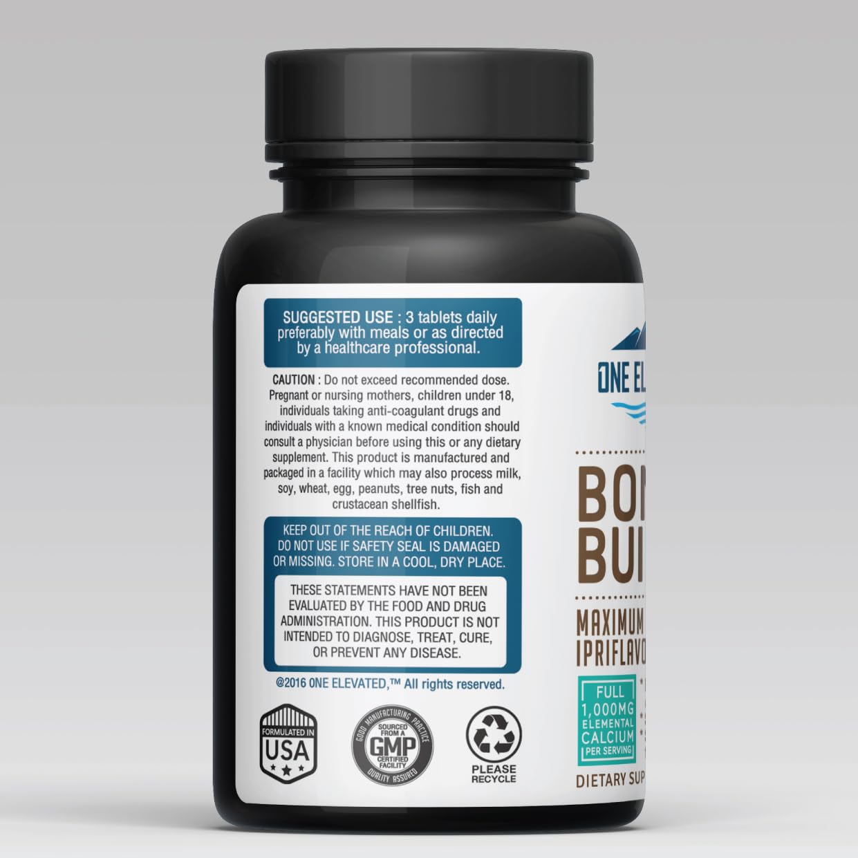 Comprehensive Bone Builder Calcium Supplement. Formulated with Highest Grade Calcium -Carbonate/Hydroxyapatite/Citrate, Magnesium, Zinc, D3. Works in Sync for Optimum Bone Health and Bone Strength. - Maple Wellness Supplements