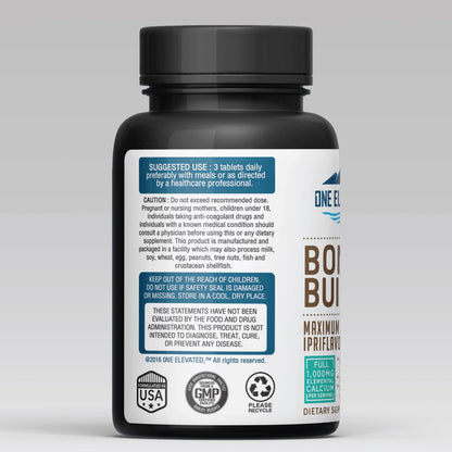 Comprehensive Bone Builder Calcium Supplement. Formulated with Highest Grade Calcium -Carbonate/Hydroxyapatite/Citrate, Magnesium, Zinc, D3. Works in Sync for Optimum Bone Health and Bone Strength. - Maple Wellness Supplements