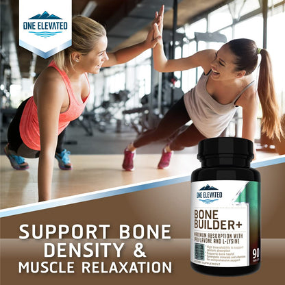 Comprehensive Bone Builder Calcium Supplement. Formulated with Highest Grade Calcium -Carbonate/Hydroxyapatite/Citrate, Magnesium, Zinc, D3. Works in Sync for Optimum Bone Health and Bone Strength. - Maple Wellness Supplements