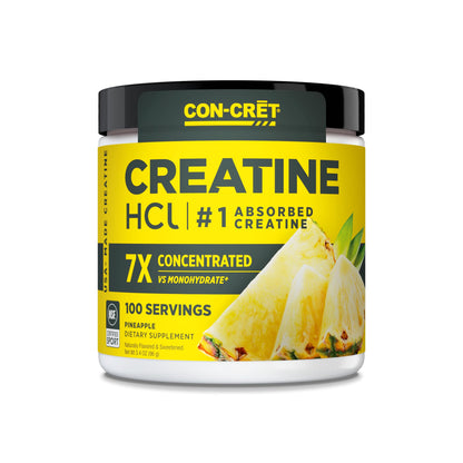 CON-CRET Creatine HCl Powder | Muscle, Cognitive, Cellular Energy Support | No Bloating or Cramps | USA Made & NSF Certified - Maple Wellness Supplements