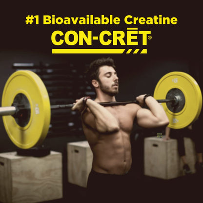 CON-CRET®+ Test, CON-CRET® Patented Creatine HCl Now with Testofen®, Boost Testosterone Levels, 60 Capsules - Maple Wellness Supplements