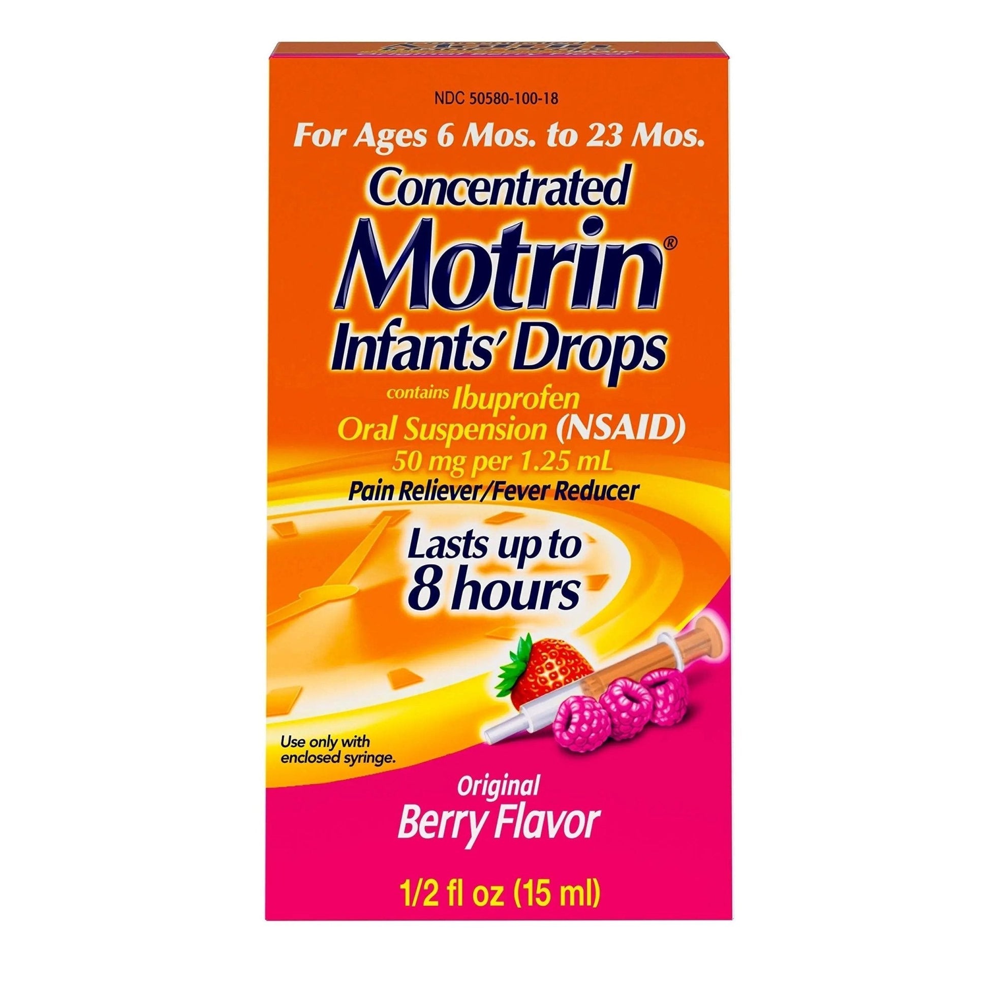 Concentrated Motrin Aspirin, 0.5 Fluid Ounce - Maple Wellness Supplements